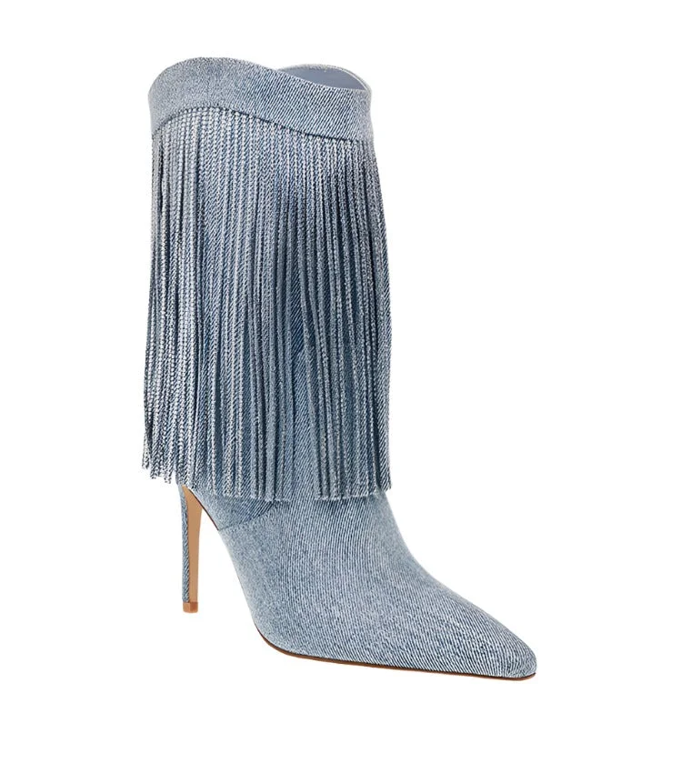 ستيف مادن Steve madden delray blue women's boots